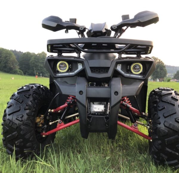 Detská benzínová štvorkolka sonic 125cc s LED svetlami a hydraulickými brzdami