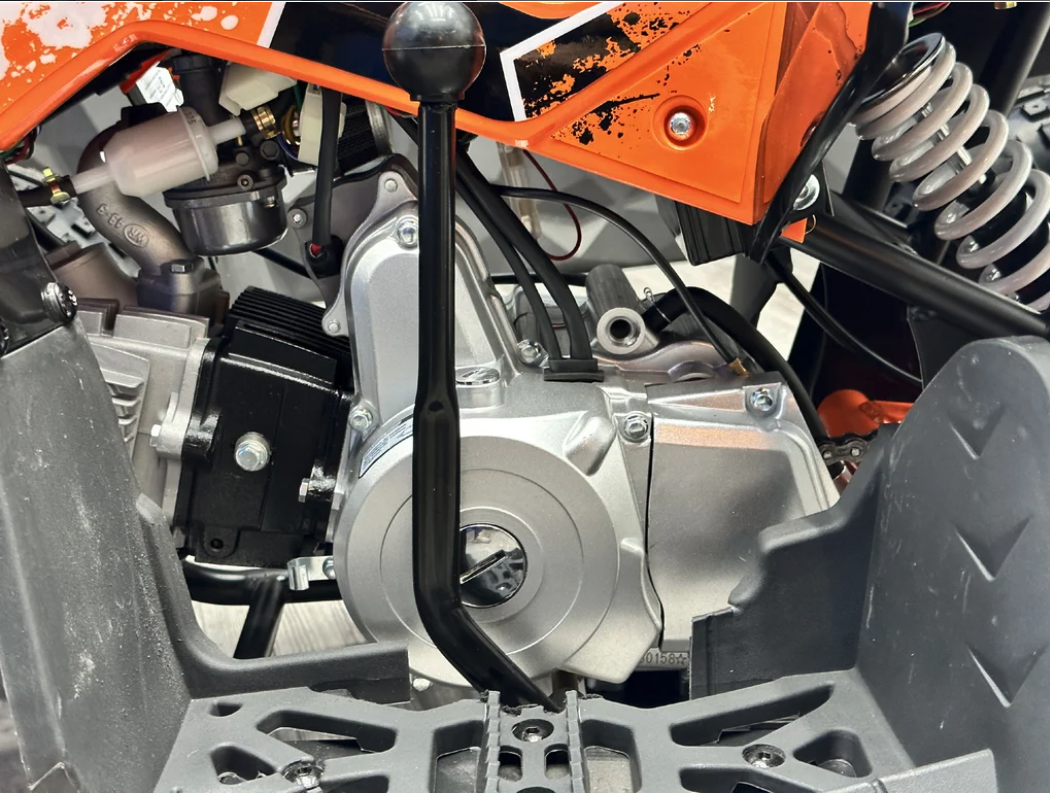 detská štvorkolka detail motora